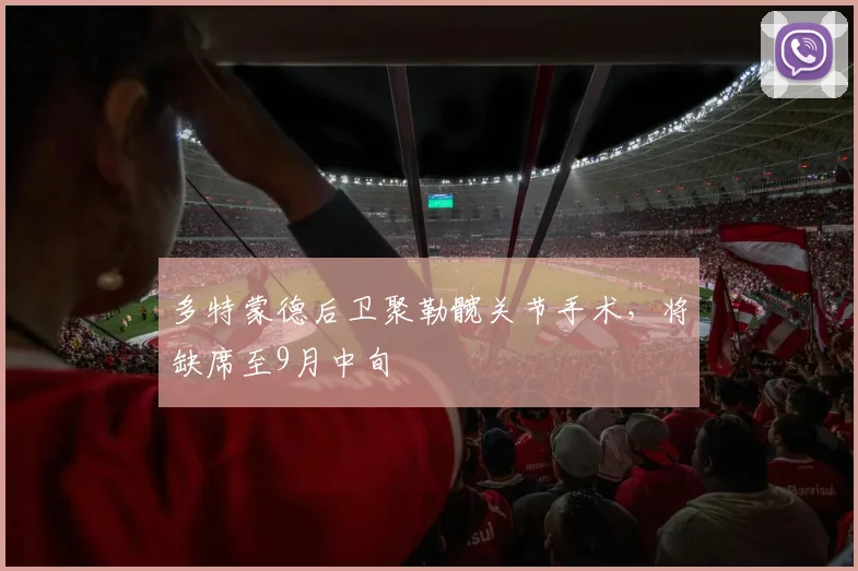 多特蒙德后卫聚勒髋关节手术，将缺席至9月中旬
